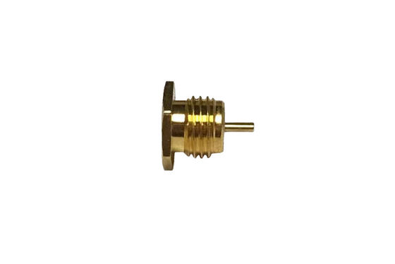 Gold Plated RF Coaxial Connectors WIFI Modules Coaxial End Connector DC 6GHz