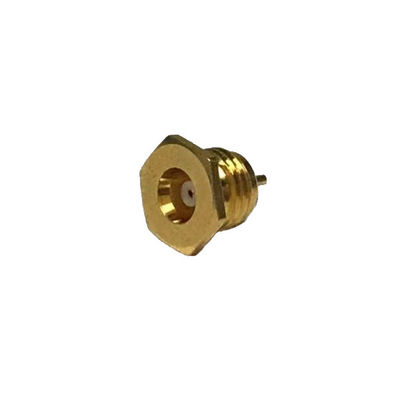 Gold Plated RF Coaxial Connectors WIFI Modules Coaxial End Connector DC 6GHz