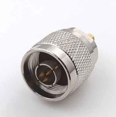 Nickel Plated RF Coaxial Connectors RF DC 6GHz N Type Male To MCX Male Adapter 50 Ohm