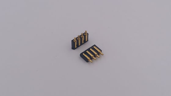 3 Pin Magnetic Pogo Connector Pitch 2.0mm Side Soldering For Battery Power Supply
