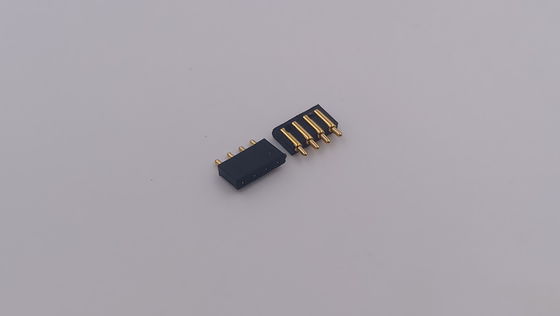 3 Pin Magnetic Pogo Connector Pitch 2.0mm Side Soldering For Battery Power Supply